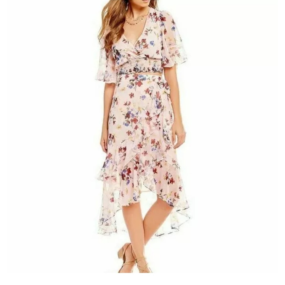 Chelsea and violet pink floral set size small!